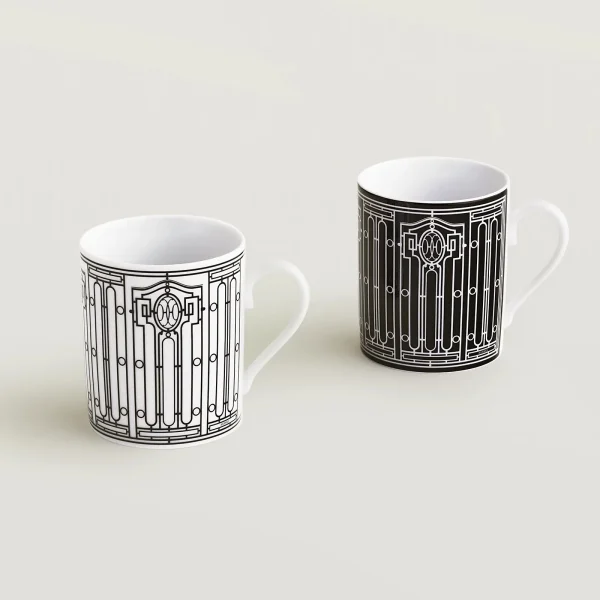H Deco Set of 2 Mugs
