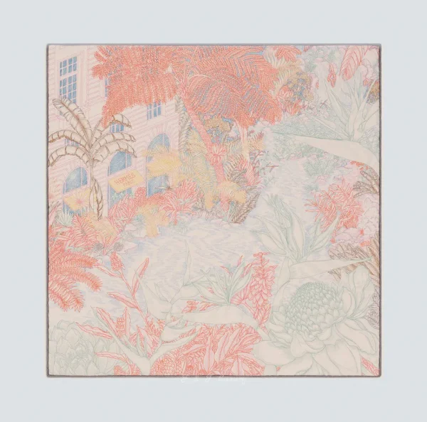 Scarf 45 Faubourg Tropical Detail