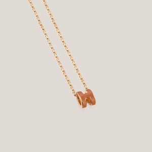 Mini Pop H Pendant - New Gold, Gold-Plated