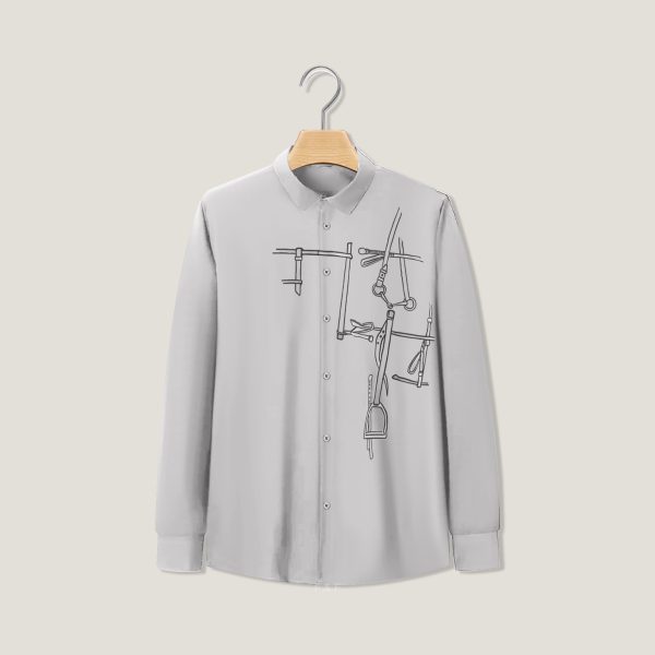 Chemise Corps Boxy « Harnais en Gouache 3D »