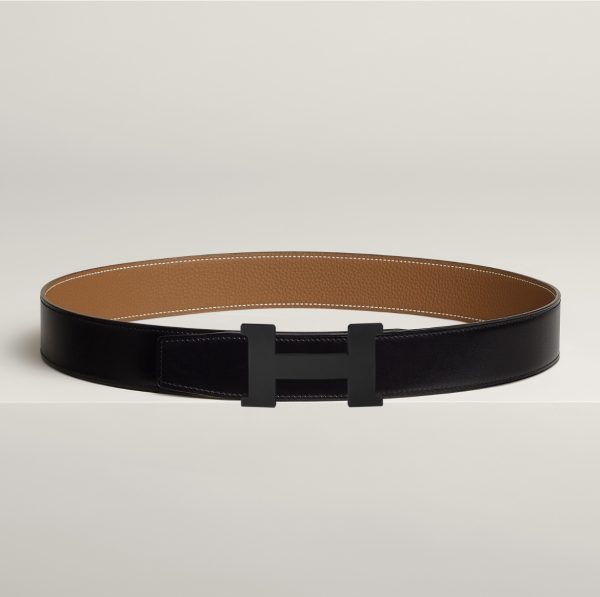 Constance belt buckle & Reversible leather strap 38 mm