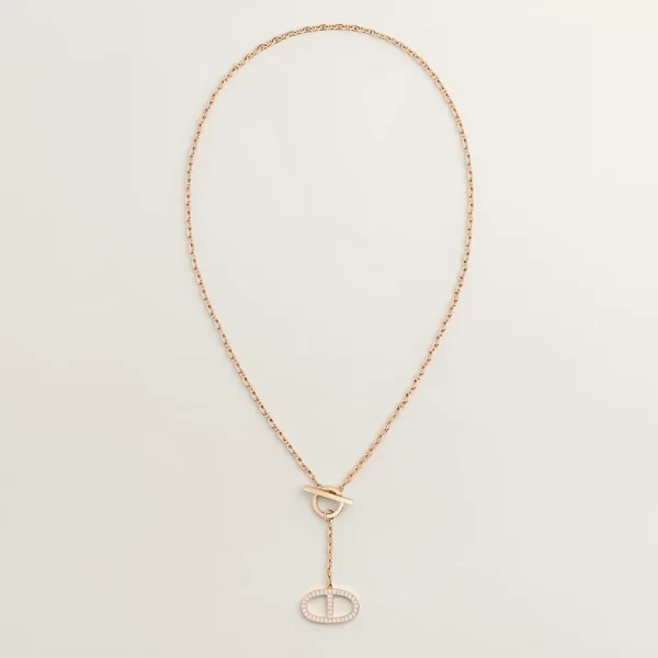 Chaine d'ancre Contour Pendant, Large Model