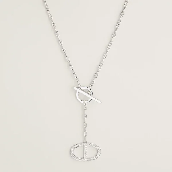 Chaine d'ancre Contour Pendant, Large Model