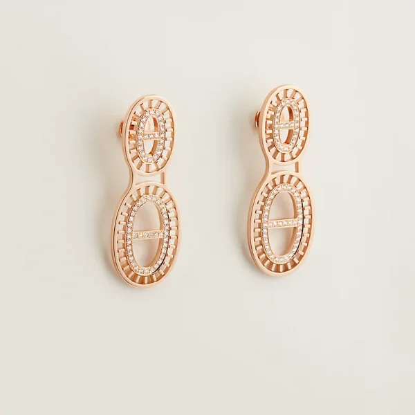 Chaine d'ancre Divine Earrings, Large Model