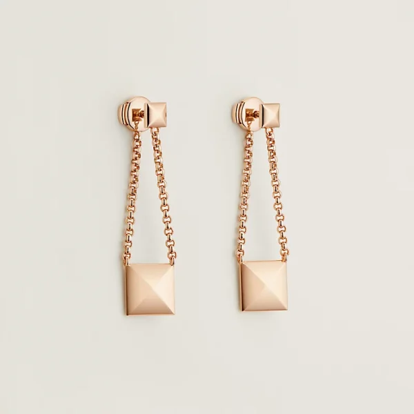 Hermès Clou d'H Dangle Earrings