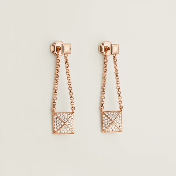 Hermès Clou d'H Dangle Earrings