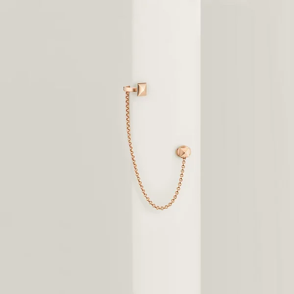 Hermès Clou d'H Left Single Ear Climber Earring