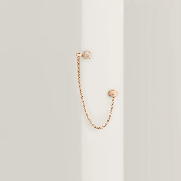 Hermès Clou d'H Right Single Ear Climber Earring