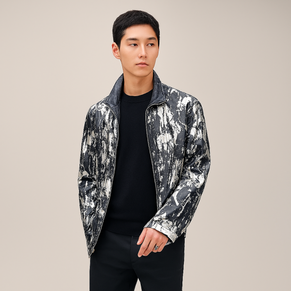 "Cavalcade Siderale" Reversible Overshirt