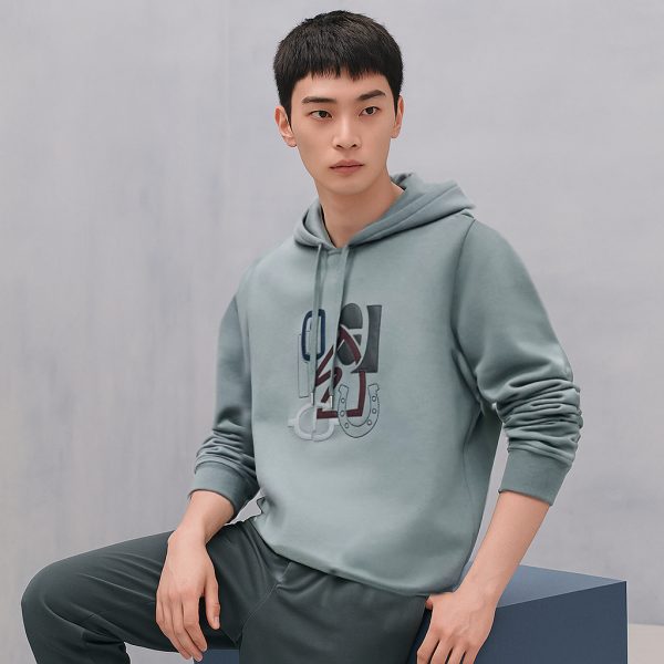 "H Puzzle" Hooded Sweater