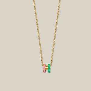 Mini Pop H Pendant Rocabar - Malabar, Gold-Plated