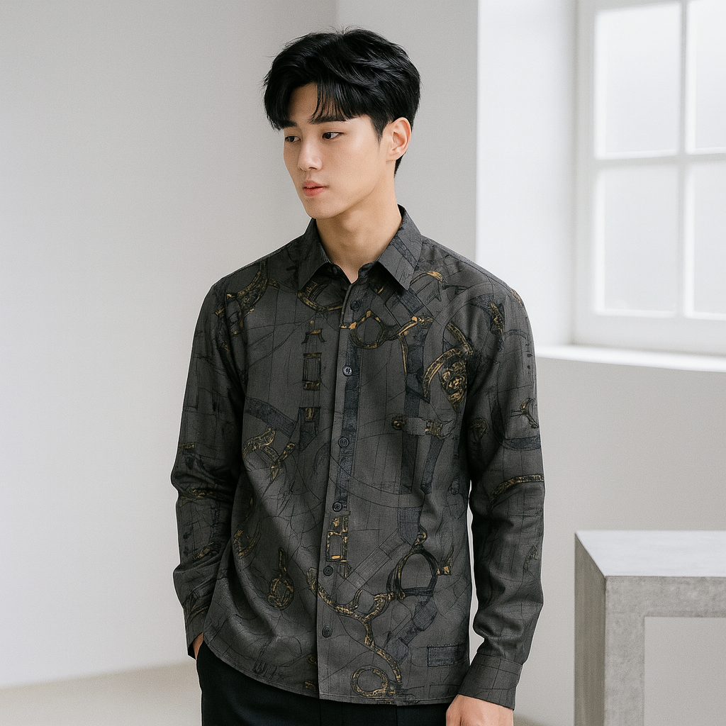 Chemise Corps Droit "Cavalcadour Metallise"