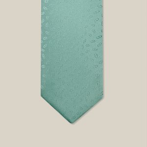 Faconnee Maillons Tie - Vert D'eau