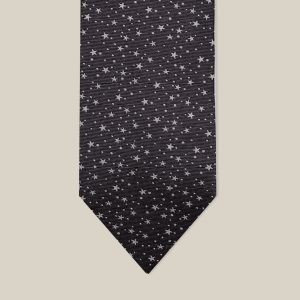 Stars Petillants Tie - Noir / Anthracite