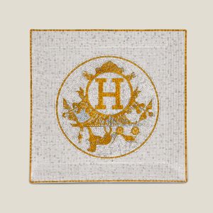 Mosaique au 24 Gold Square Plate N5