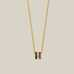 Mini Pop H Pendant Rocabar - Galaxie, Gold-Plated