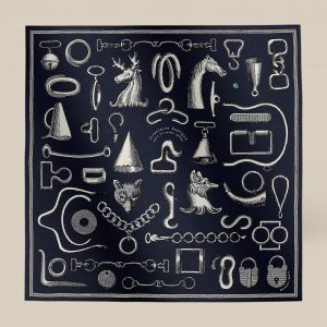 Shawl 140 Inventaire Poetique Pour Un Conte Sellier - Caban / Blanc / Noir