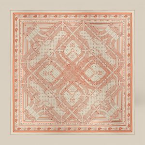 Shawl 140 Mors A Jouets Bandana - Orange / Naturel / Rouge