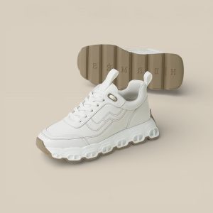 Impulse Sneaker - Blanc / Etoupe, 35