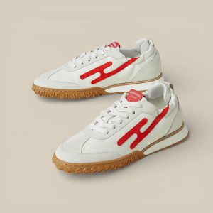 Jet Sneaker - Blanc / Rouge Primaire, 35