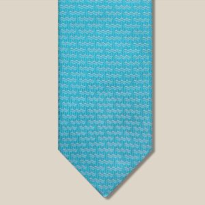 One Fish Tie - Ciel / Blanc