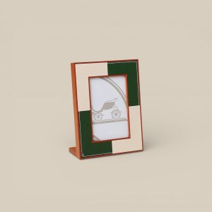 Pleiade en Casaque Picture Frame, Small Model - Vert Anglais / Craie