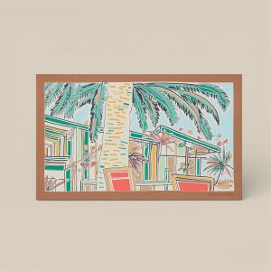 Vue Sur La Dune Pareo - Argile / Amande / Corail