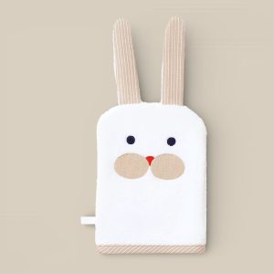 Animaux Blocks Washcloth - Sable