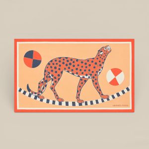 Le Guepard En Equilibre Pareo - Terre Battue / Pêche / Rouge