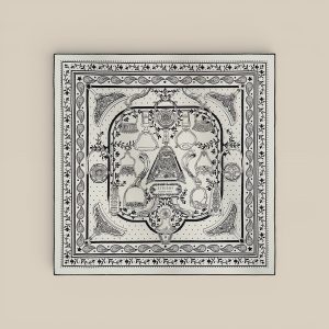 Bandana 55 Etriers Remix - Blanc / Noir