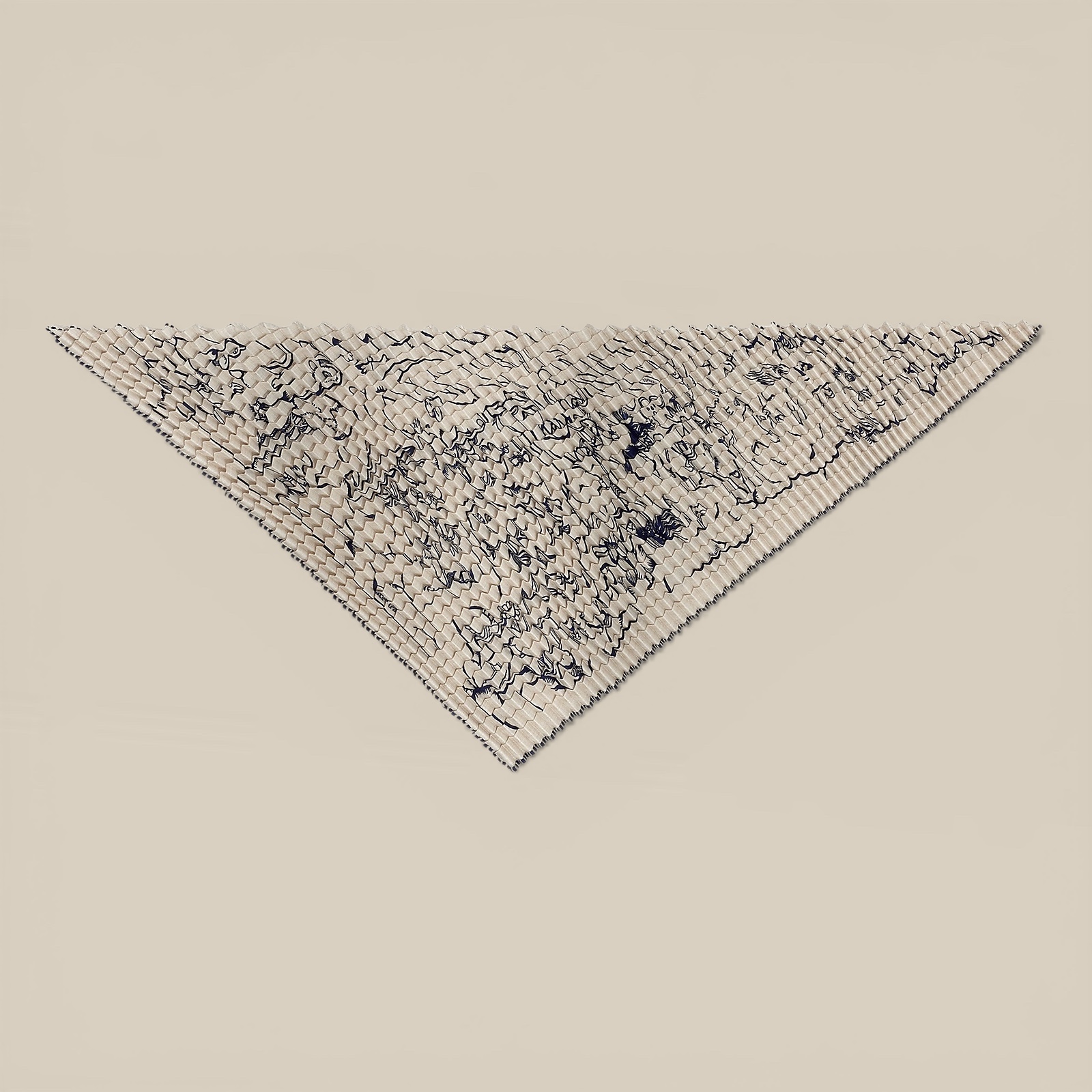 Mille et Un Lapins Pleated Triangle