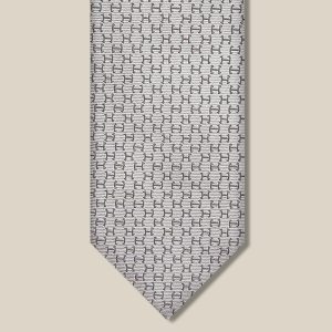 Dancing H Tie - Gris Perle / Gris
