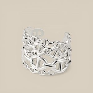 Chaine D'Ancre Enchainee Bracelet, Very Large Model - Silver 925/1000, ST