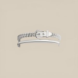 Boucle Sellier Inflexible Bracelet, Small Model - Silver 925/1000, 150