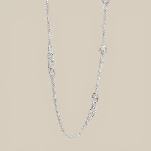 Chaine D'ancre Alea II Long Necklace - Silver 925/1000