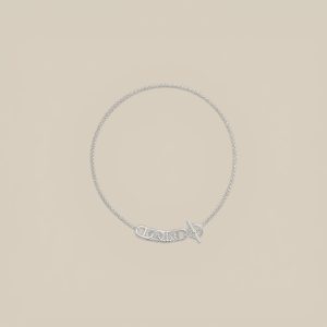 Chaine D'ancre Alea II Necklace, Large Model - Silver 925/1000, 38