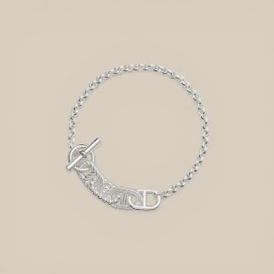 Chaine D'ancre Alea II Bracelet, Large Model - Silver 925/1000, 38