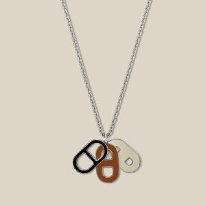 Maillon Deep Necklace - Dune, Palladium-Plated