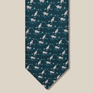 Puppy Dream Tie - Pétrole Foncé / Gris / Bleu