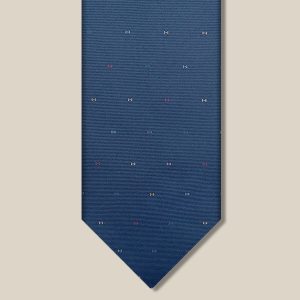 H Micro Tie - Bleu Marine Clair / Multicolore
