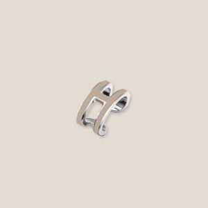 Pop H Ear Cuff - Marron Glace, Palladium-Plated
