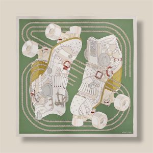 Scarf 90 Derby 2000 - Vert Amande / Blanc / Gris