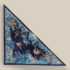 Equateur Triangle - Bleu Marine / Bleu Cobalt / Naturel