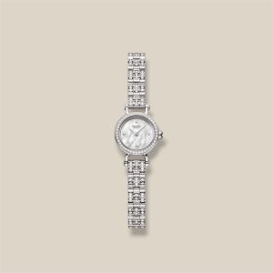 Faubourg Watch, Mini Model, 15 mm - White Gold 750/1000, 44 Diamonds