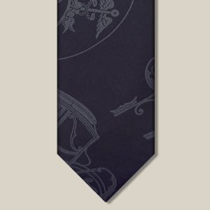 Ex-Libris Tie - Marine / Bleu