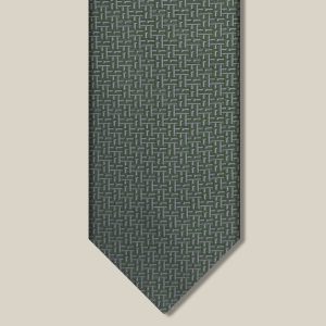 H Trefles Tie - Kaki