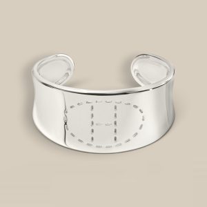 Point Sellier Cuff Bracelet, Small Model - Silver 925/1000, 140