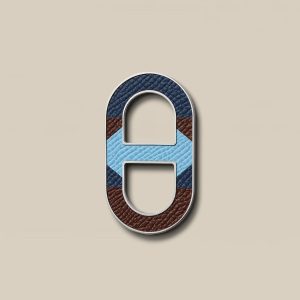 Chaine d'Ancre Marqueterie Brooch