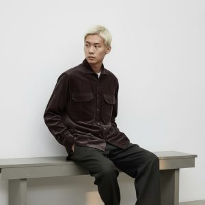 Straight Cut Shirt With Gusset Pocket - Prunoir, 37