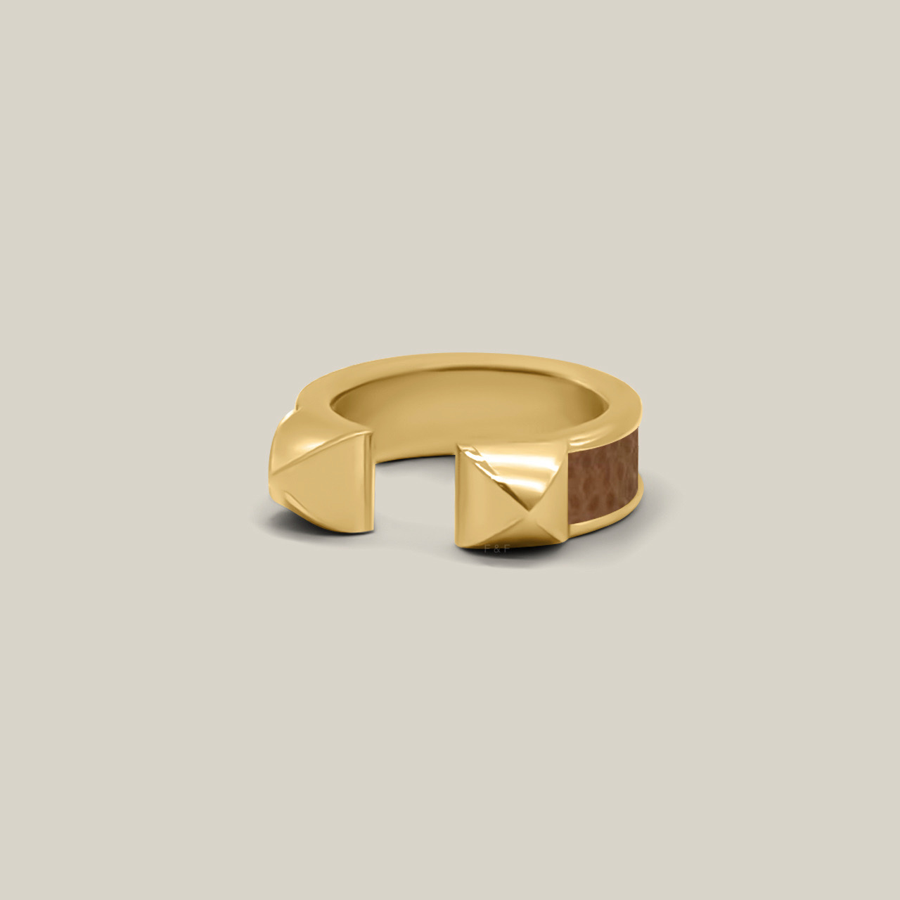 Athena Double Stud Ring
